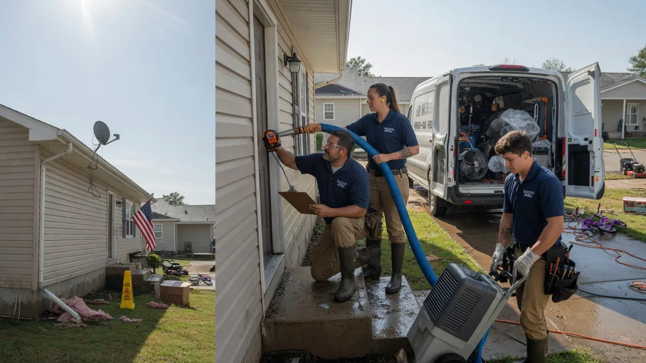 Ceiling Water Damage Restoration in Monroe, WI near me